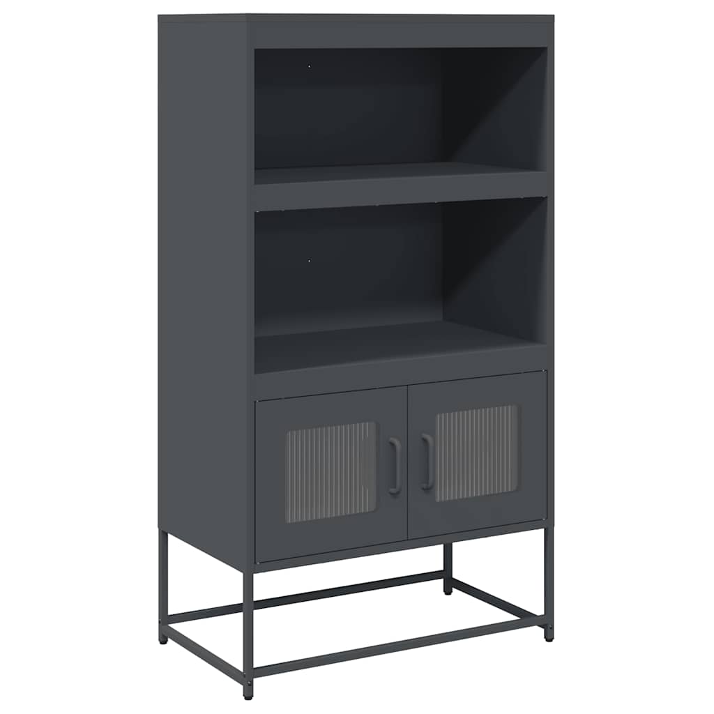 Highboard Ανθρακί 68x39x123 cm Χάλυβας - Pakobazaar
