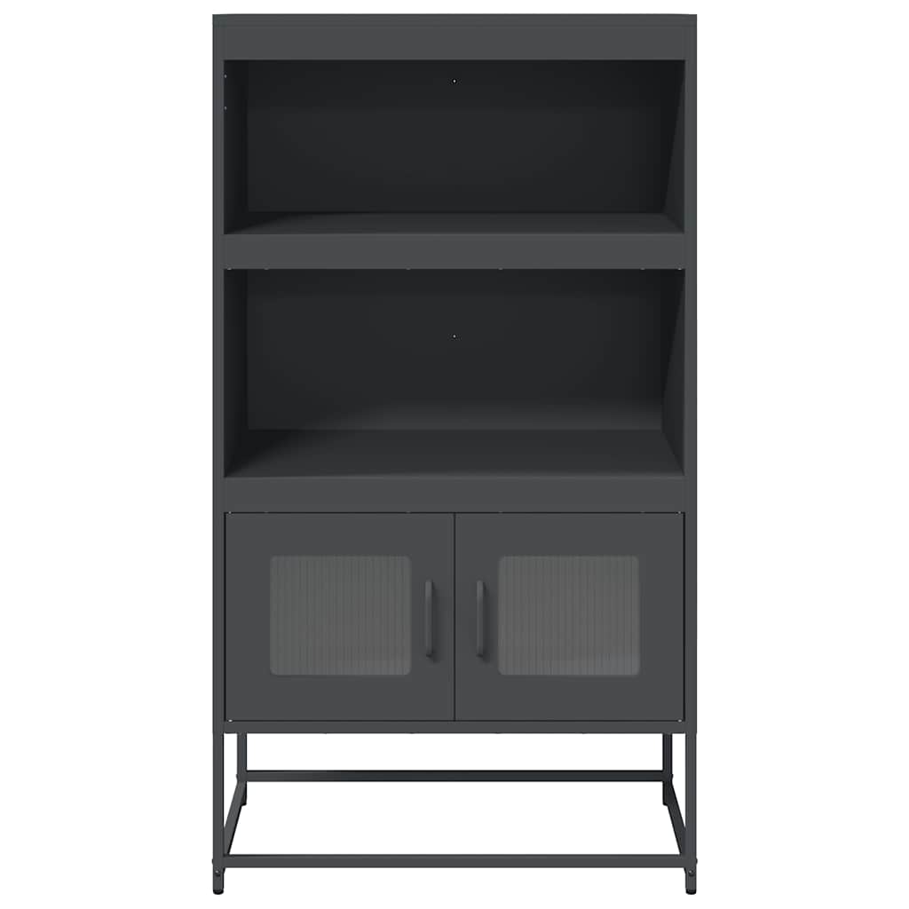 Highboard Ανθρακί 68x39x123 cm Χάλυβας - Pakobazaar