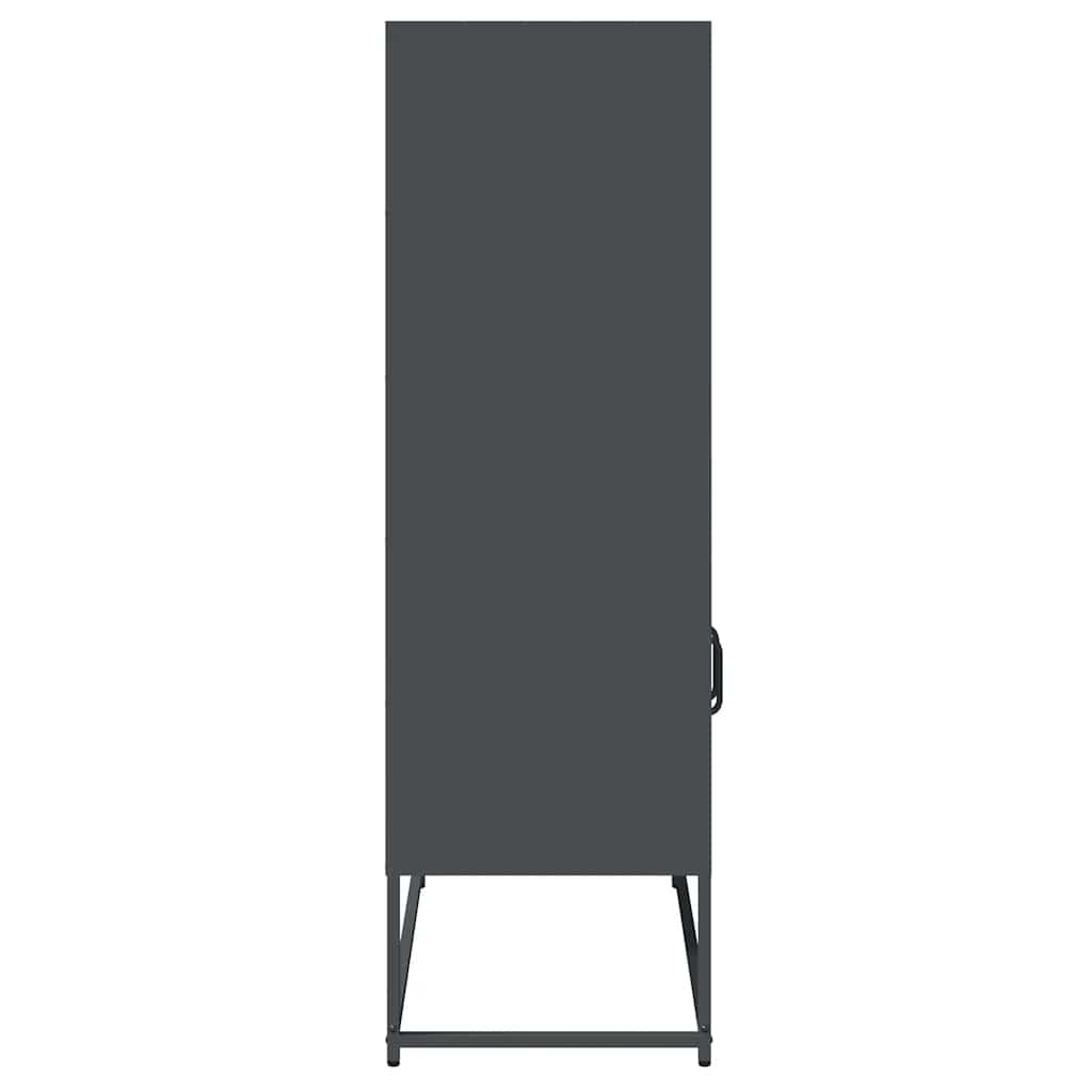 Highboard Ανθρακί 68x39x123 cm Χάλυβας - Pakobazaar