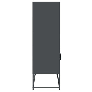 Highboard Ανθρακί 68x39x123 cm Χάλυβας - Pakobazaar