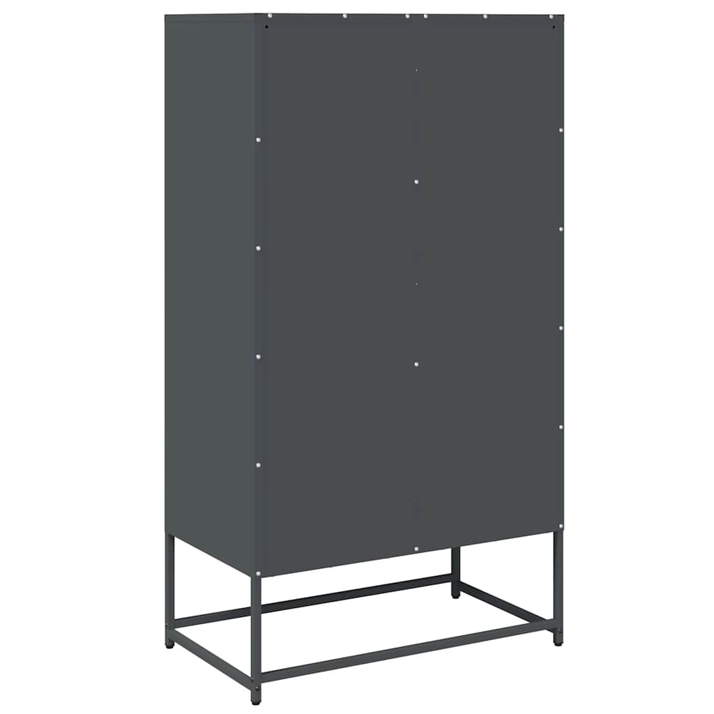Highboard Ανθρακί 68x39x123 cm Χάλυβας - Pakobazaar