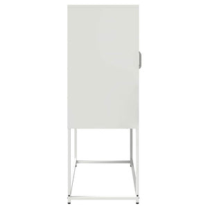 Highboard Λευκό 68x39x107 cm Ατσάλι