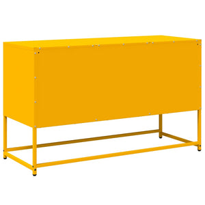 Έπιπλο Τηλεόρασης Μουσταρδί Κίτρινο 100,5x39x60,5εκ. από Ατσάλι