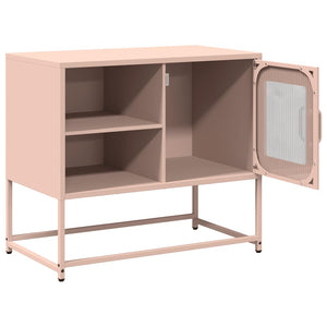 Έπιπλο Τηλεόρασης Ροζ 68 x 39 x 60,5 εκ. από Χάλυβα