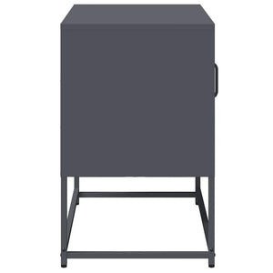 Έπιπλο Τηλεόρασης Ανθρακί 68x39x60,5 εκ. από Χάλυβα