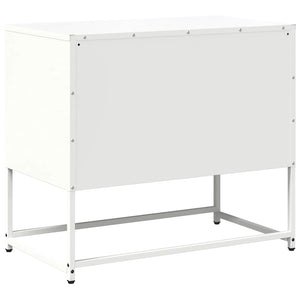 Έπιπλο Τηλεόρασης Λευκό 68x39x60,5 εκ. από Χάλυβα