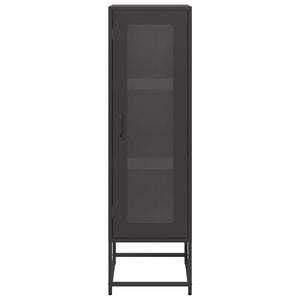 Highboard Μαύρο 36x39x123 cm από χάλυβα ψυχρής έλασης - Pakobazaar