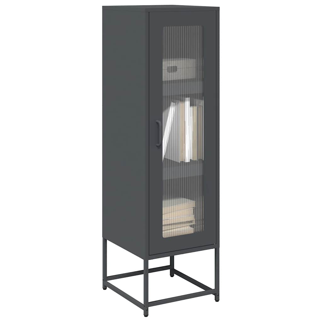 Highboard Ανθρακί 36x39x123 cm Ατσάλι ψυχρής έλασης - Pakobazaar