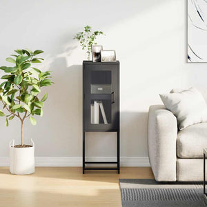 Sideboard Μαύρο 36x39x107 cm από χάλυβα ψυχρής έλασης