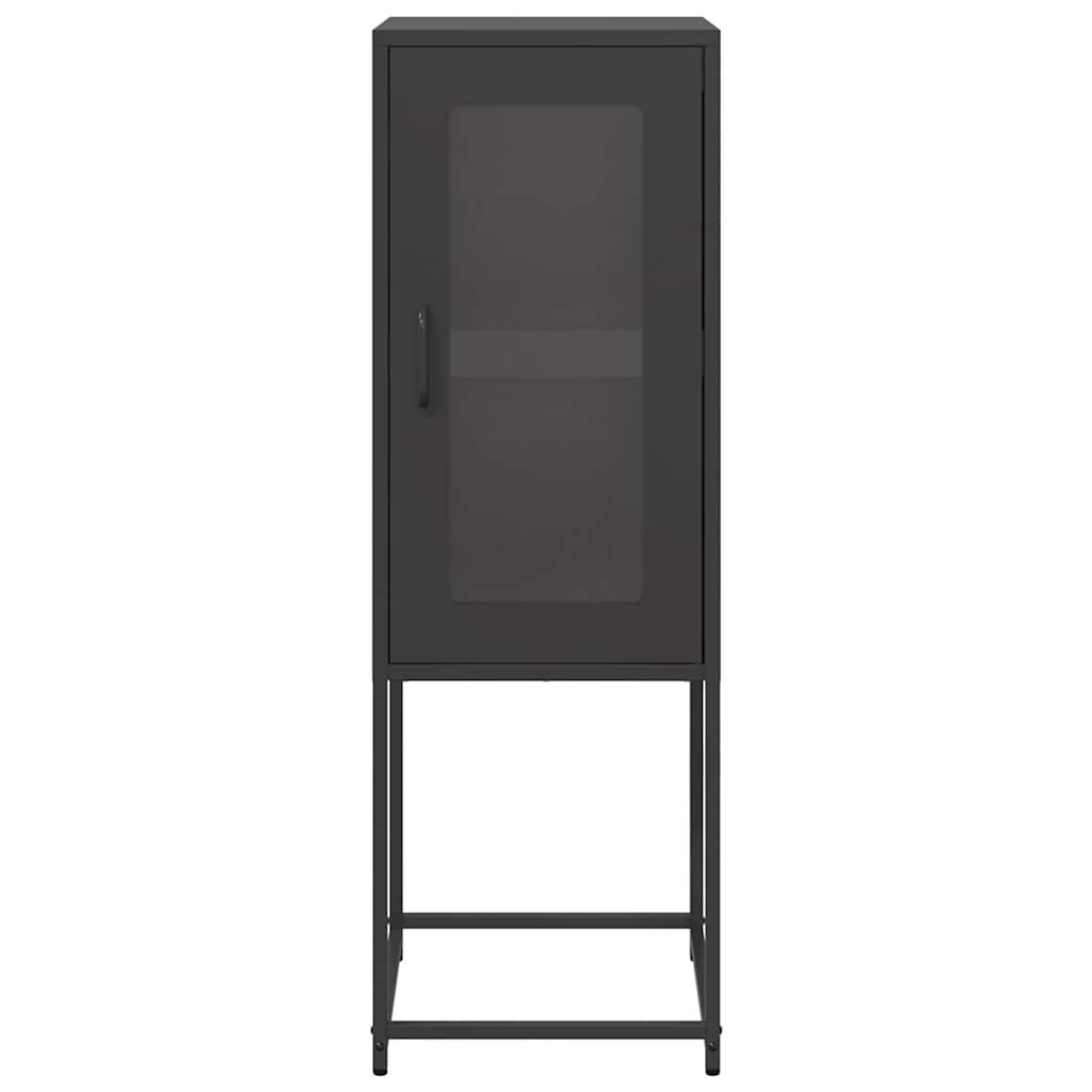 Sideboard Μαύρο 36x39x107 cm από χάλυβα ψυχρής έλασης
