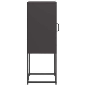 Sideboard Μαύρο 36x39x107 cm από χάλυβα ψυχρής έλασης