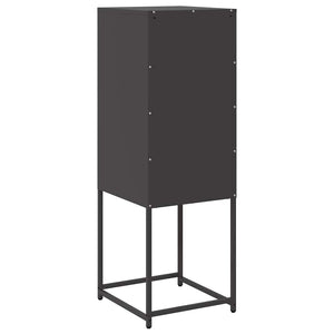 Sideboard Μαύρο 36x39x107 cm από χάλυβα ψυχρής έλασης