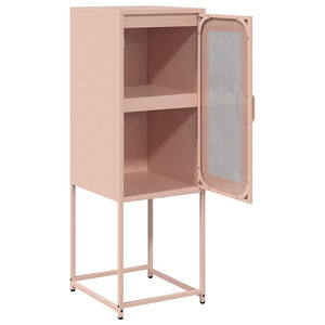 Sideboard Ροζ 36x39x107 cm από χάλυβα ψυχρής έλασης - Pakobazaar