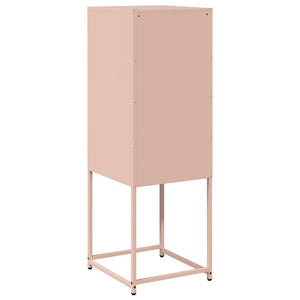 Sideboard Ροζ 36x39x107 cm από χάλυβα ψυχρής έλασης - Pakobazaar