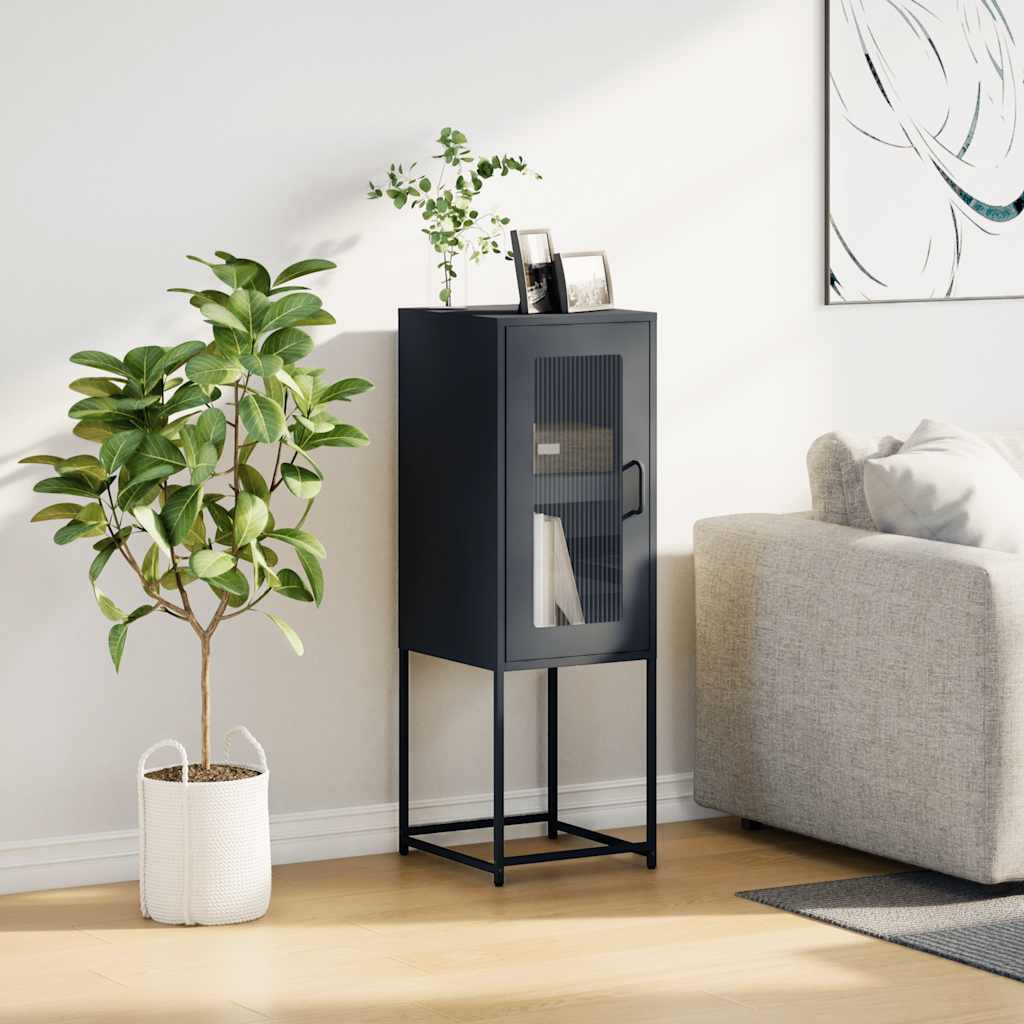 Sideboard Ανθρακί 36x39x107 cm Ατσάλι ψυχρής έλασης