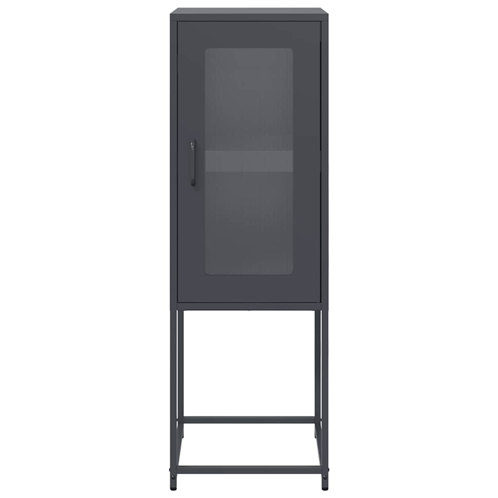 Sideboard Ανθρακί 36x39x107 cm Ατσάλι ψυχρής έλασης