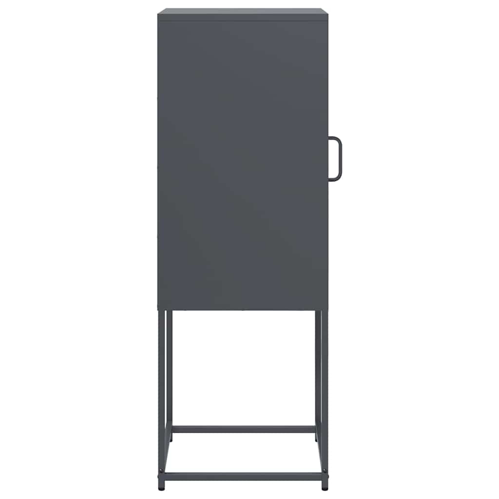 Sideboard Ανθρακί 36x39x107 cm Ατσάλι ψυχρής έλασης