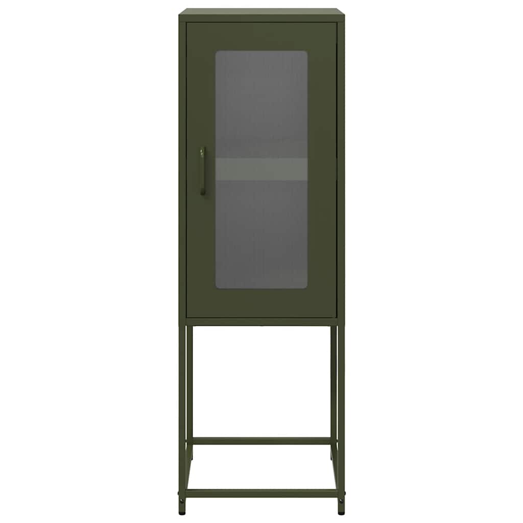 Sideboard Ελαιοπράσινο 36x39x107 cm Ατσάλι ψυχρής έλασης - Pakobazaar