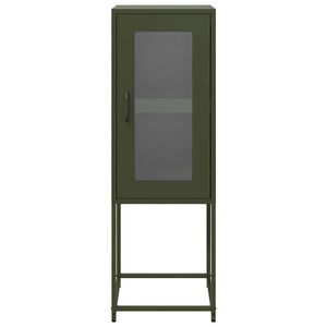 Sideboard Ελαιοπράσινο 36x39x107 cm Ατσάλι ψυχρής έλασης - Pakobazaar