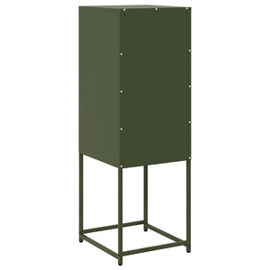 Sideboard Ελαιοπράσινο 36x39x107 cm Ατσάλι ψυχρής έλασης - Pakobazaar