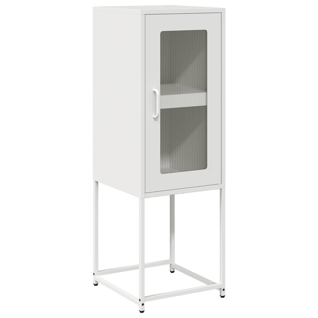 Sideboard Λευκό 36x39x107 cm Ατσάλι ψυχρής έλασης - Pakobazaar
