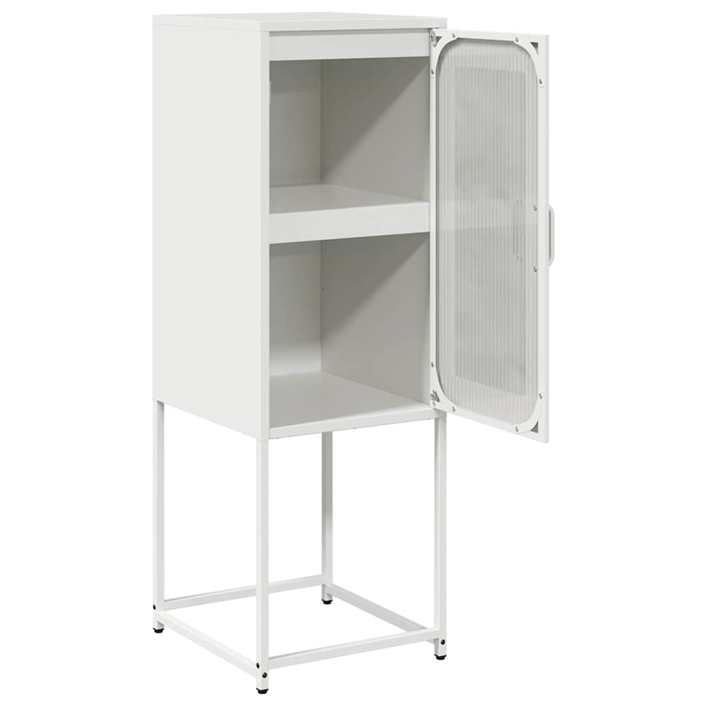 Sideboard Λευκό 36x39x107 cm Ατσάλι ψυχρής έλασης - Pakobazaar