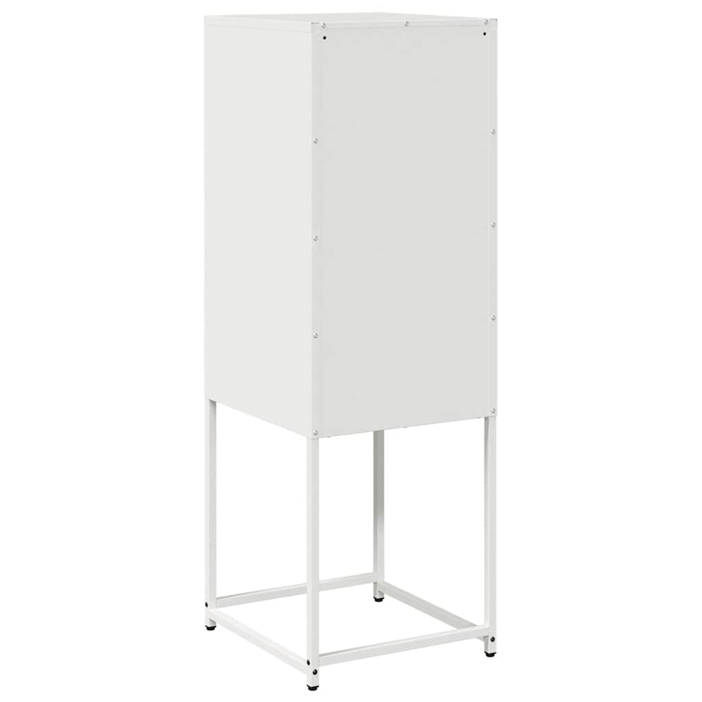 Sideboard Λευκό 36x39x107 cm Ατσάλι ψυχρής έλασης - Pakobazaar