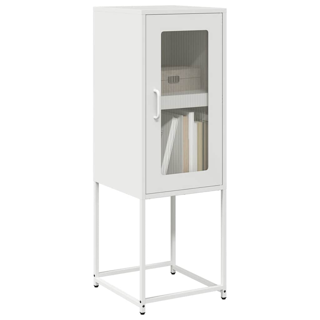 Sideboard Λευκό 36x39x107 cm Ατσάλι ψυχρής έλασης - Pakobazaar