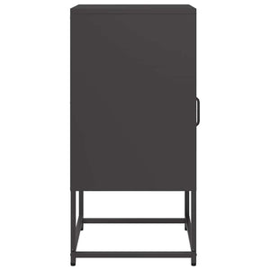Κομοδίνο Μαύρο 36x39x78 cm από χάλυβα ψυχρής έλασης