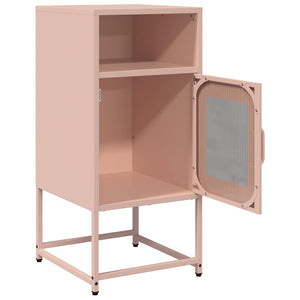 Κομοδίνο ροζ 36x39x78 cm από χάλυβα ψυχρής έλασης