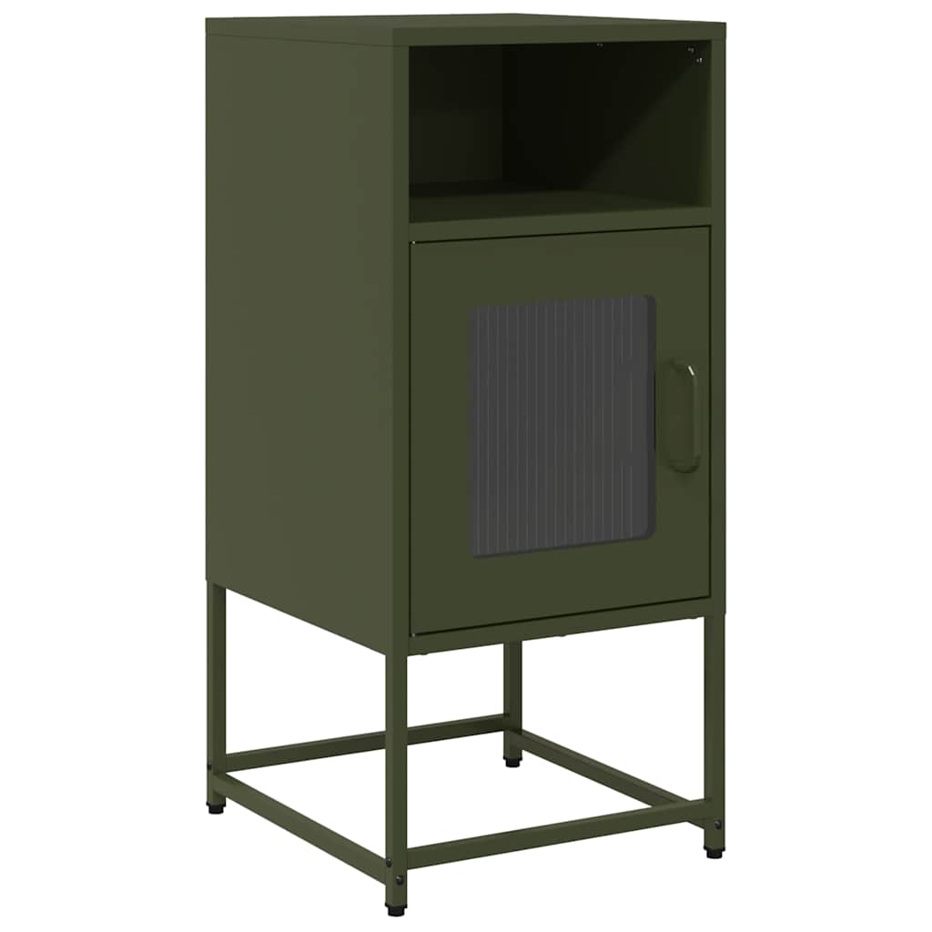 Κομοδίνο ντουλάπι Ελαιοπράσινο 36x39x78 cm από - Pakobazaar
