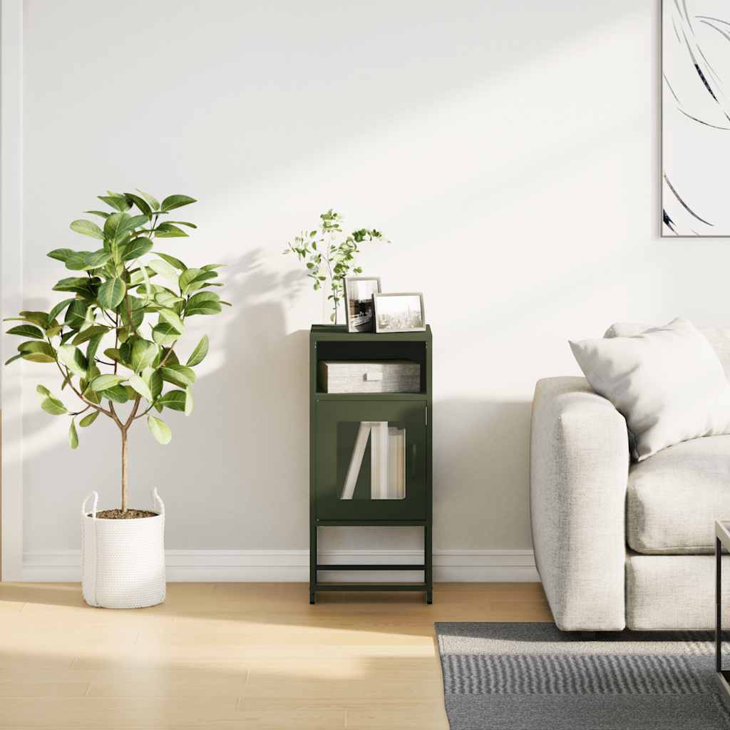 Κομοδίνο ντουλάπι Ελαιοπράσινο 36x39x78 cm από - Pakobazaar