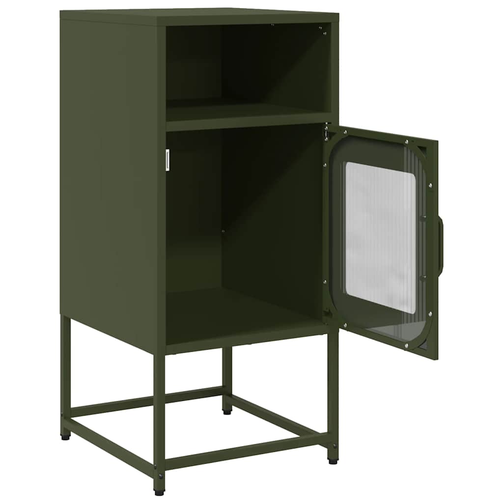 Κομοδίνο ντουλάπι Ελαιοπράσινο 36x39x78 cm από - Pakobazaar