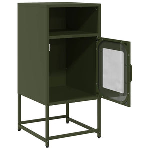 Κομοδίνο ντουλάπι Ελαιοπράσινο 36x39x78 cm από - Pakobazaar