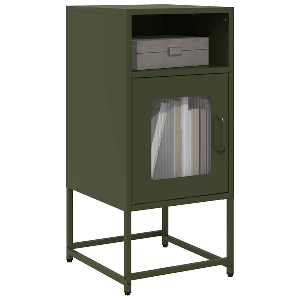 Κομοδίνο ντουλάπι Ελαιοπράσινο 36x39x78 cm από - Pakobazaar