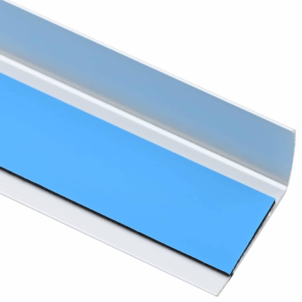 Προστατευτικά ακμών σκάλας 30 pcs Ασημί 67 cm Αλουμίνιο