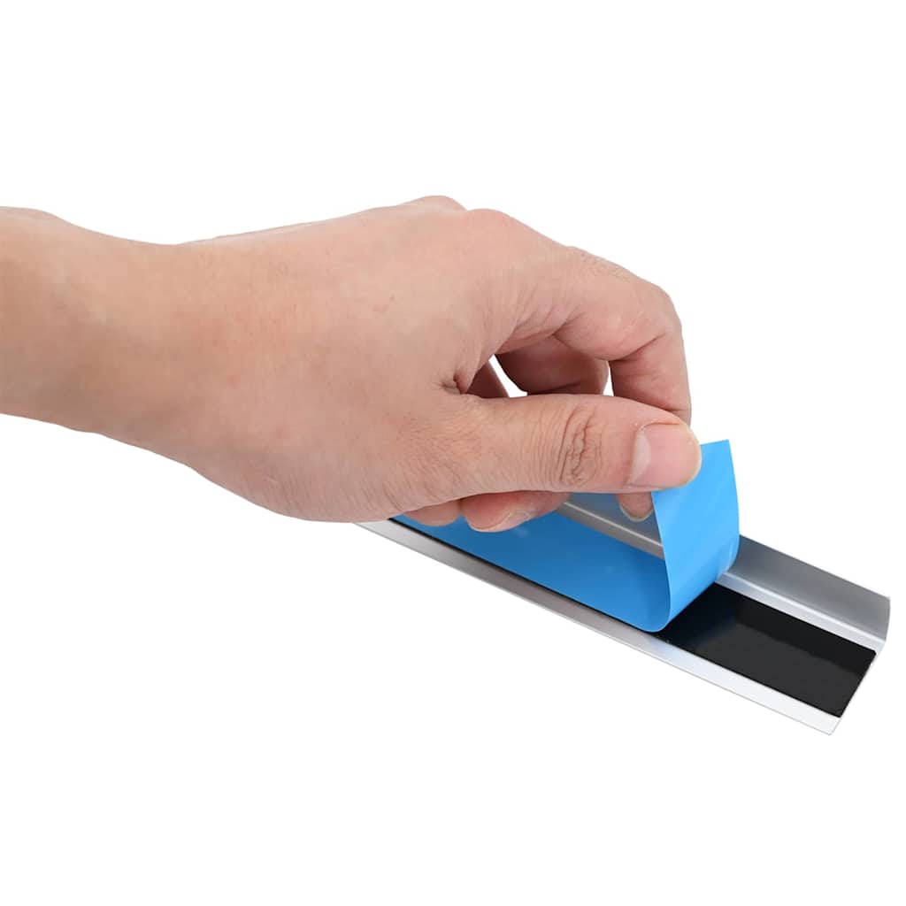 Προστατευτικά ακμών σκάλας 30 pcs Ασημί 67 cm Αλουμίνιο