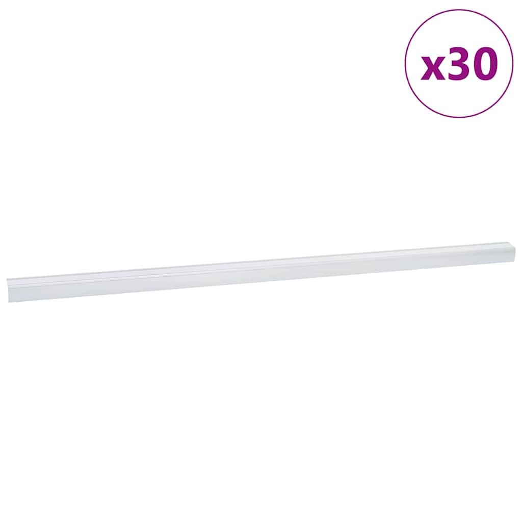 Προστατευτικά ακμών σκάλας 30 pcs Ασημί 67 x 3.5 x 3 εκ