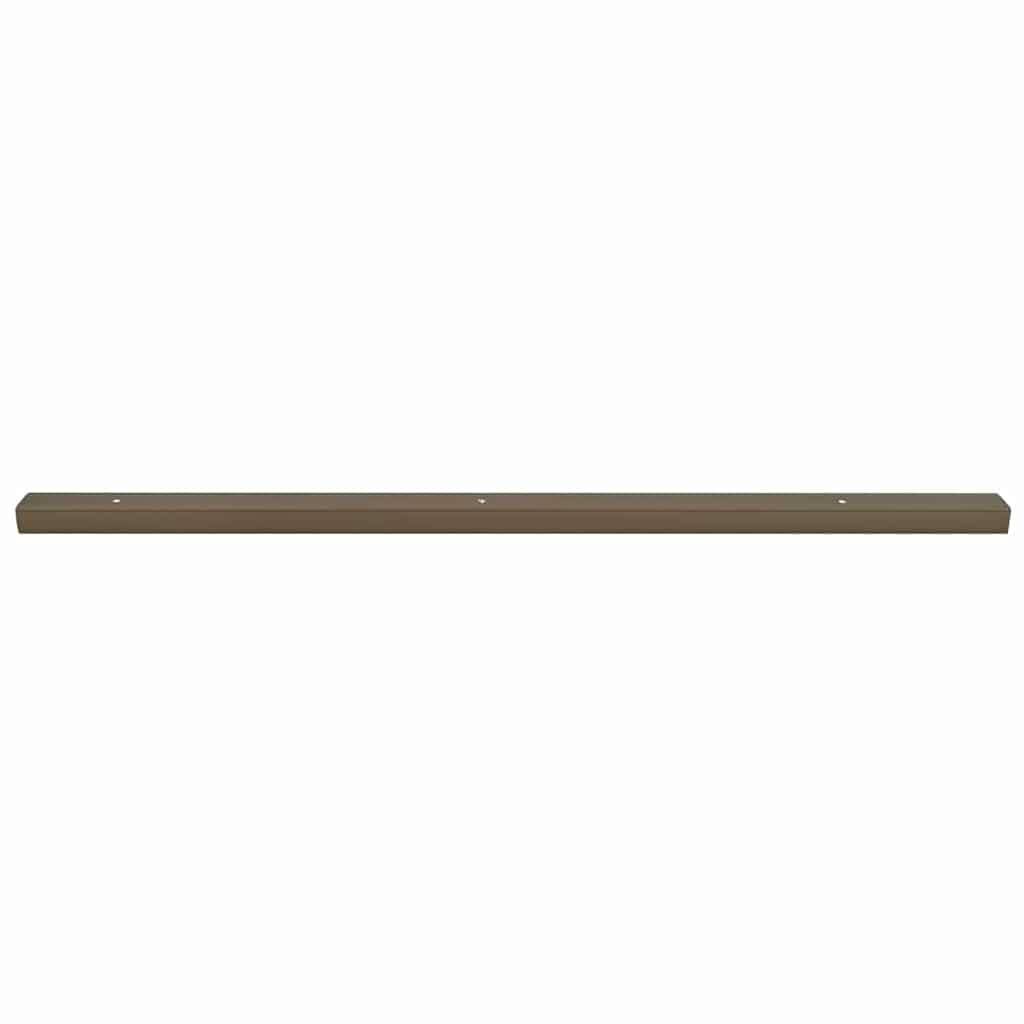 Προστατευτικά ακμών σκάλας 30 pcs Καφέ 67 x 3 x 2 εκ. Αλουμίνιο