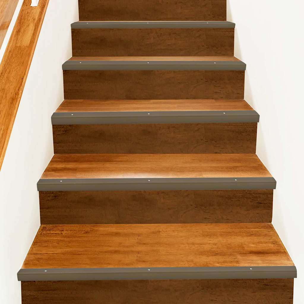 Προστατευτικά ακμών σκάλας 30 pcs Καφέ 67 x 3.5 x 3 εκ.