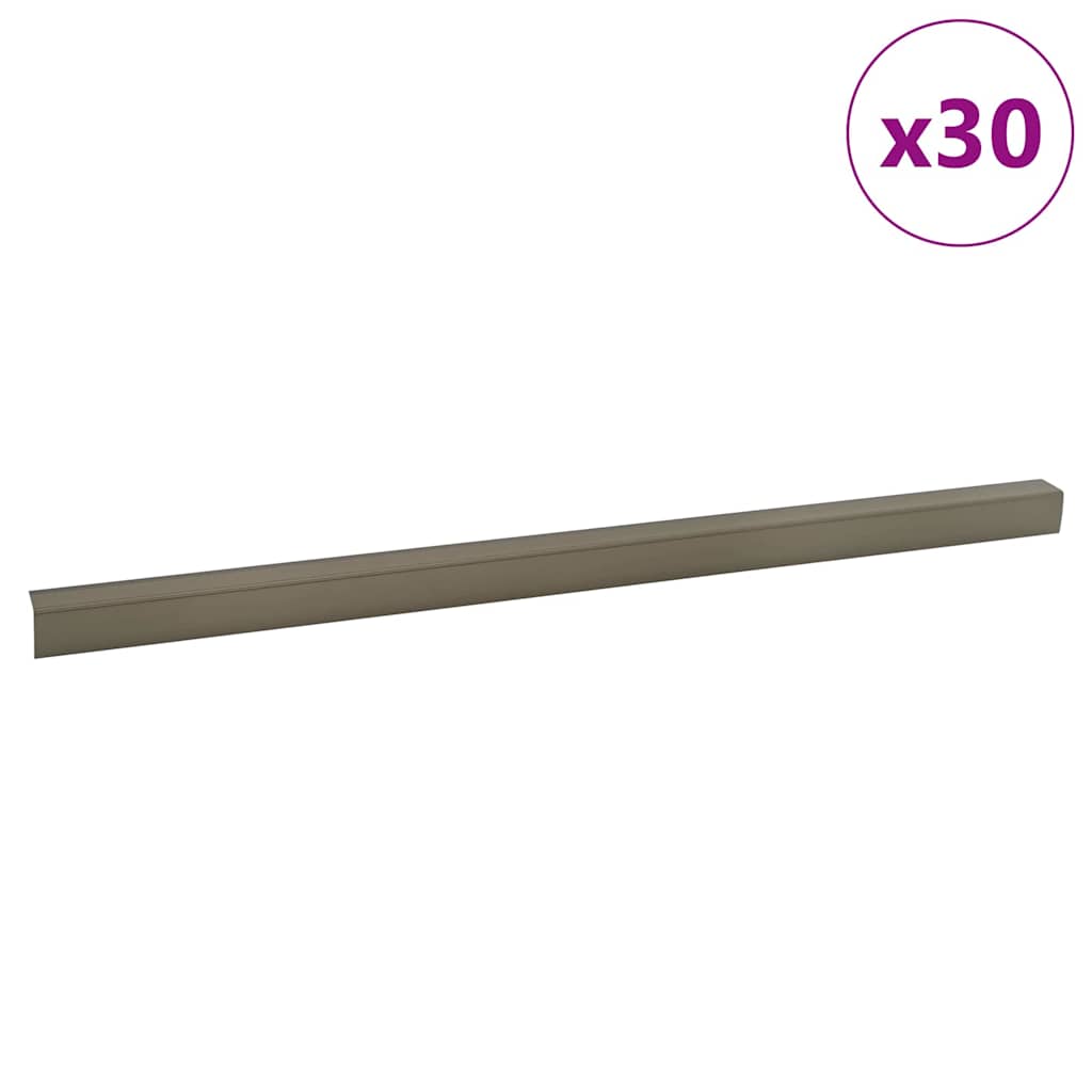 Προστατευτικά ακμών σκάλας 30 pcs Μπρονζέ 67 x 3.5 x 3 εκ