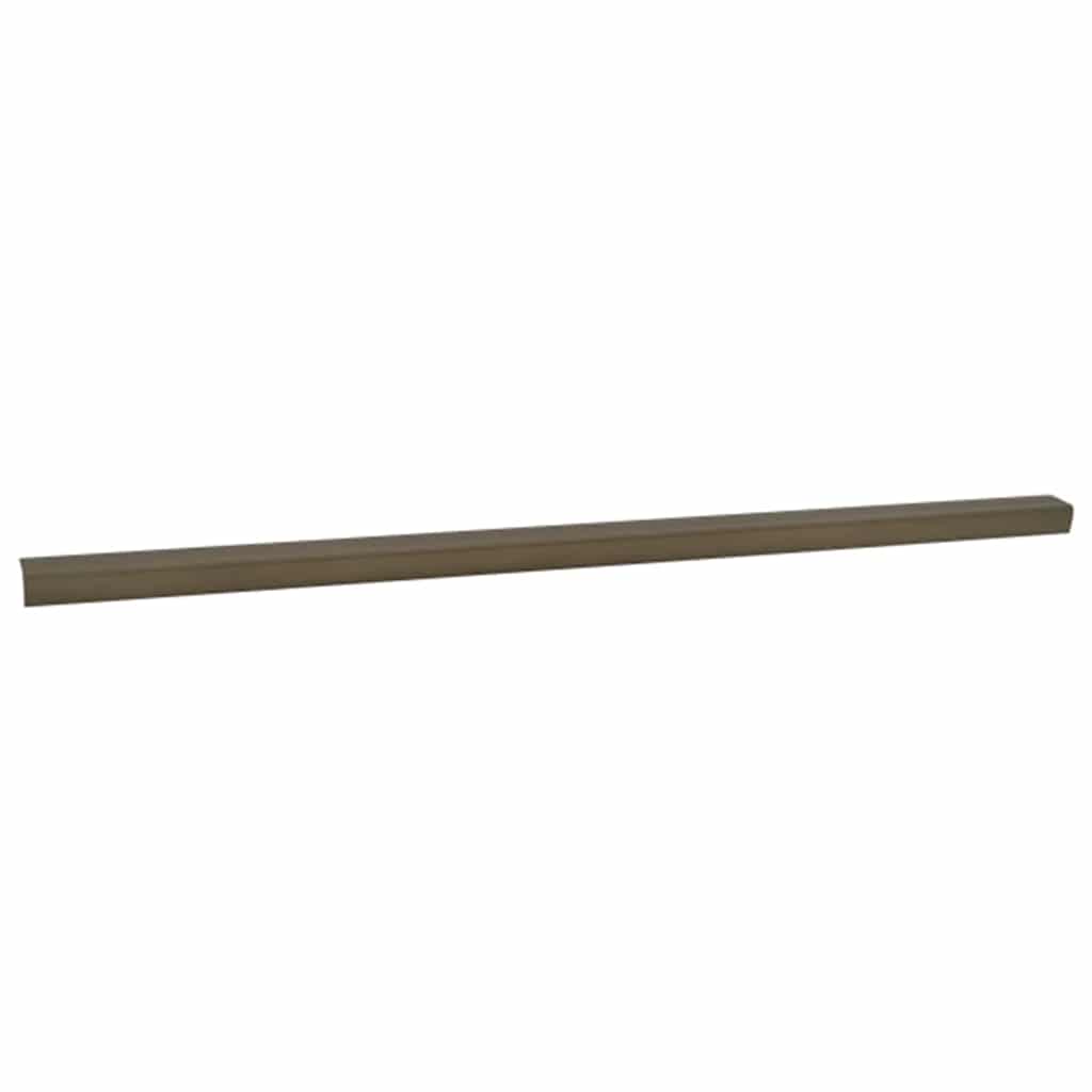 Προστατευτικά ακμών σκάλας 10 pcs Καφέ 67 x 3 x 2 εκ. Αλουμίνιο