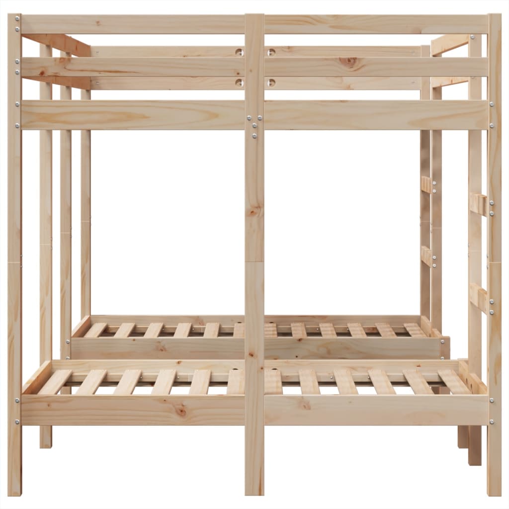 Σκελετός Τριπλής Κουκέτας 140x200/70x140 εκ. Μασίφ Πεύκο