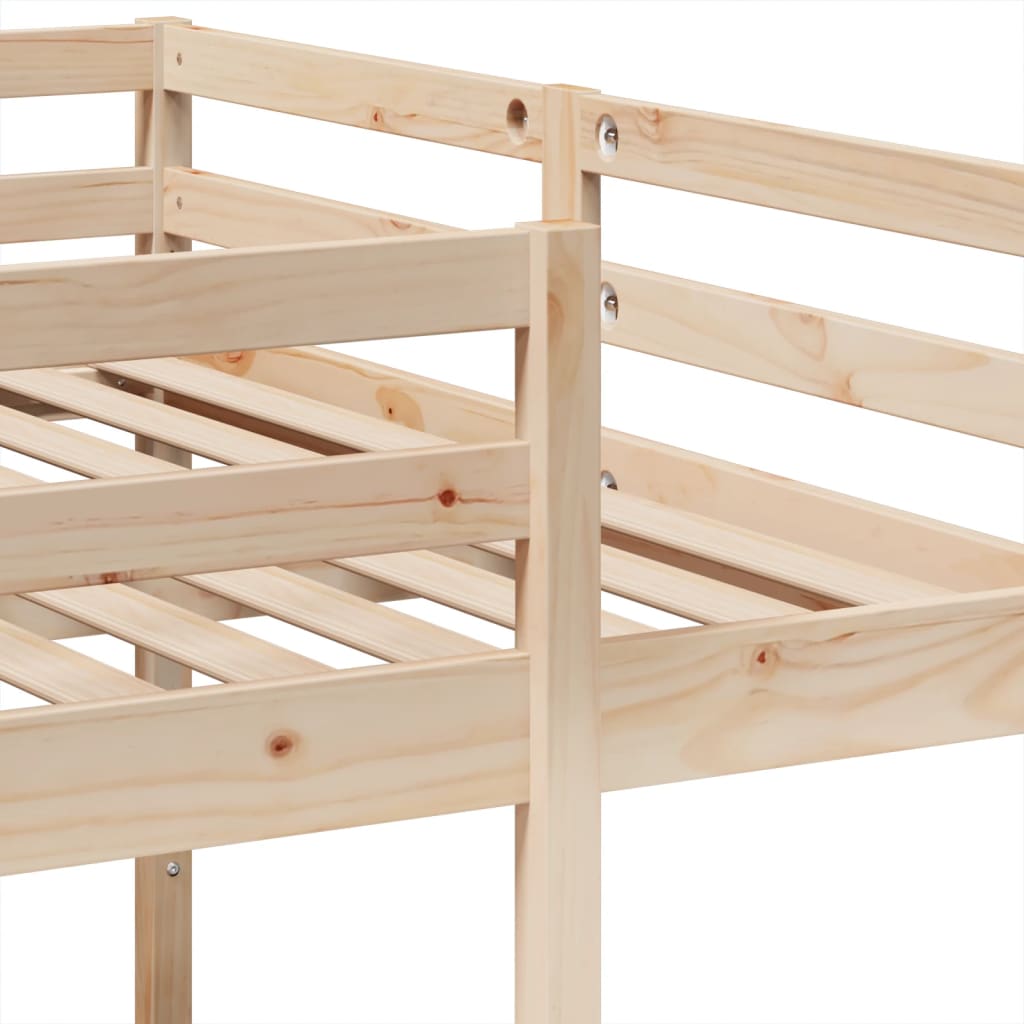 Σκελετός Τριπλής Κουκέτας 140x200/70x140 εκ. Μασίφ Πεύκο