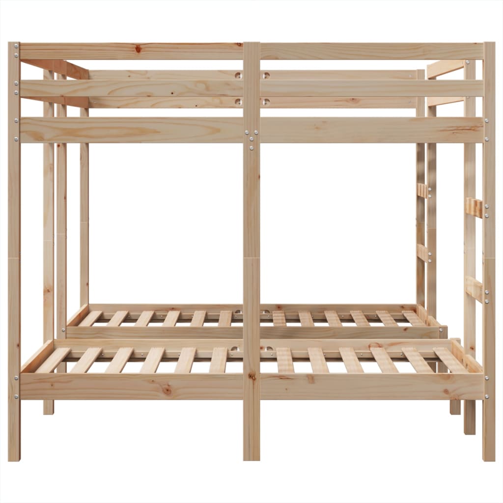 Σκελετός Τριπλής Κουκέτας 160x200/80x160 εκ. Μασίφ Πεύκο