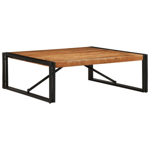 Τραπεζάκι σαλονιού 100x100x35 cm μασίφ ξύλο ακακίας - Pakobazaar