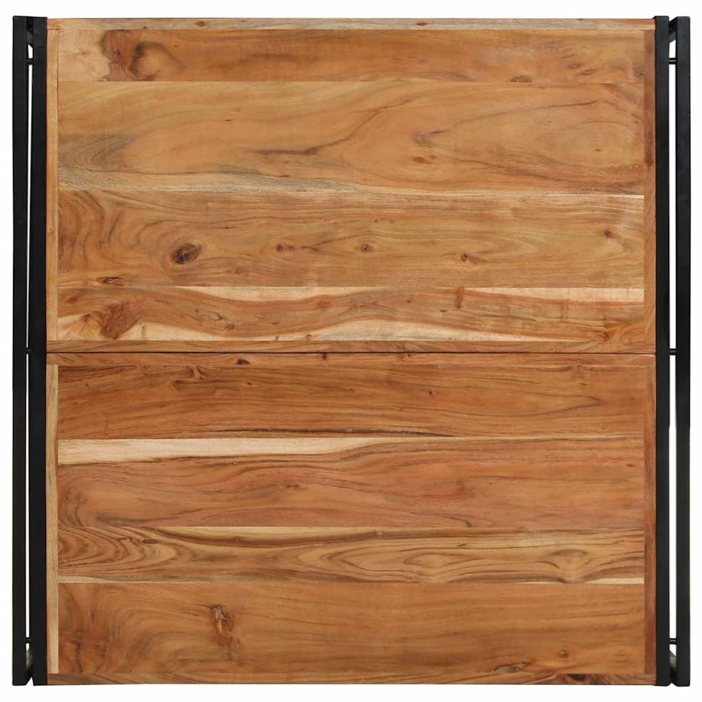 Τραπεζάκι σαλονιού 100x100x35 cm μασίφ ξύλο ακακίας - Pakobazaar