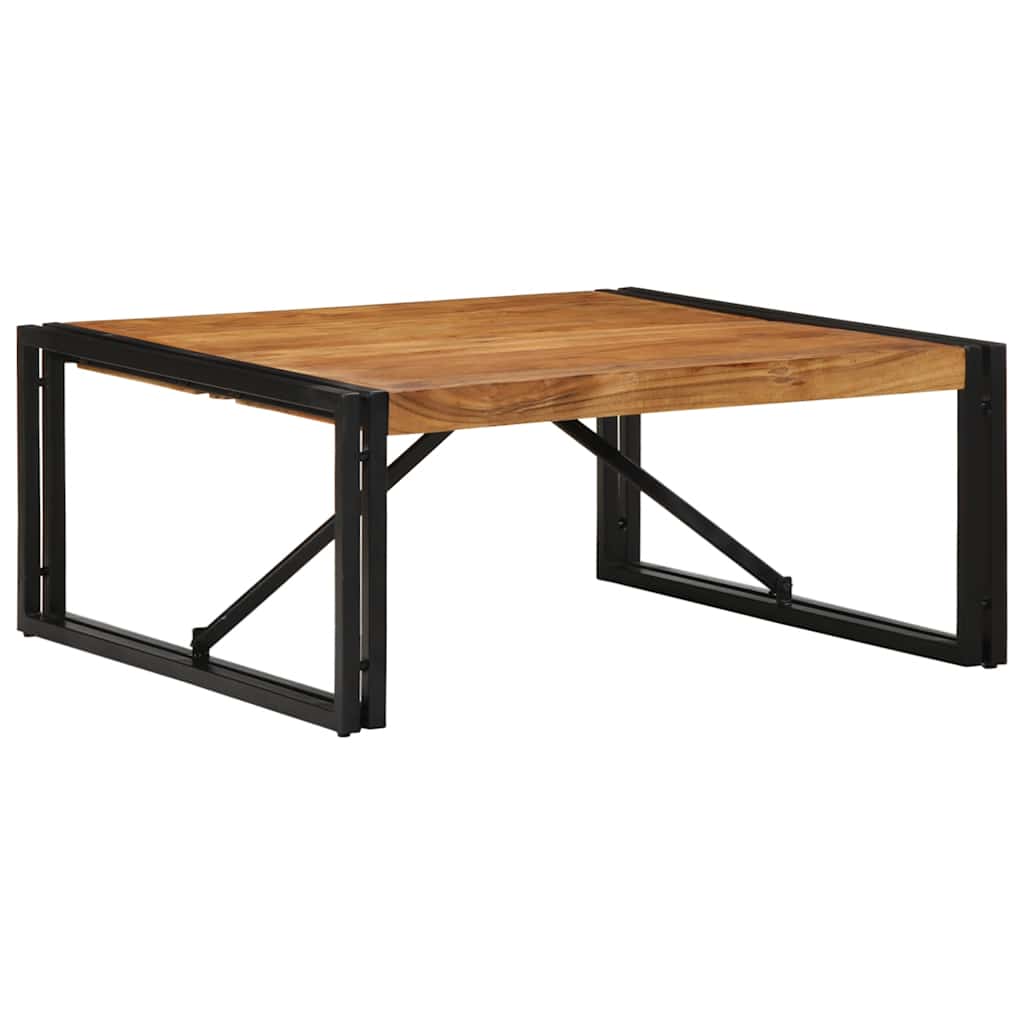 Τραπεζάκι σαλονιού 80x80x35 cm μασίφ ξύλο ακακίας - Pakobazaar