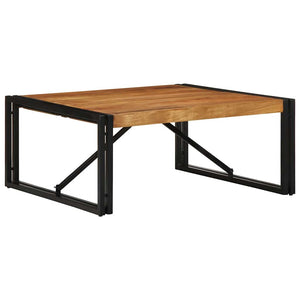Τραπεζάκι σαλονιού 80x80x35 cm μασίφ ξύλο ακακίας - Pakobazaar