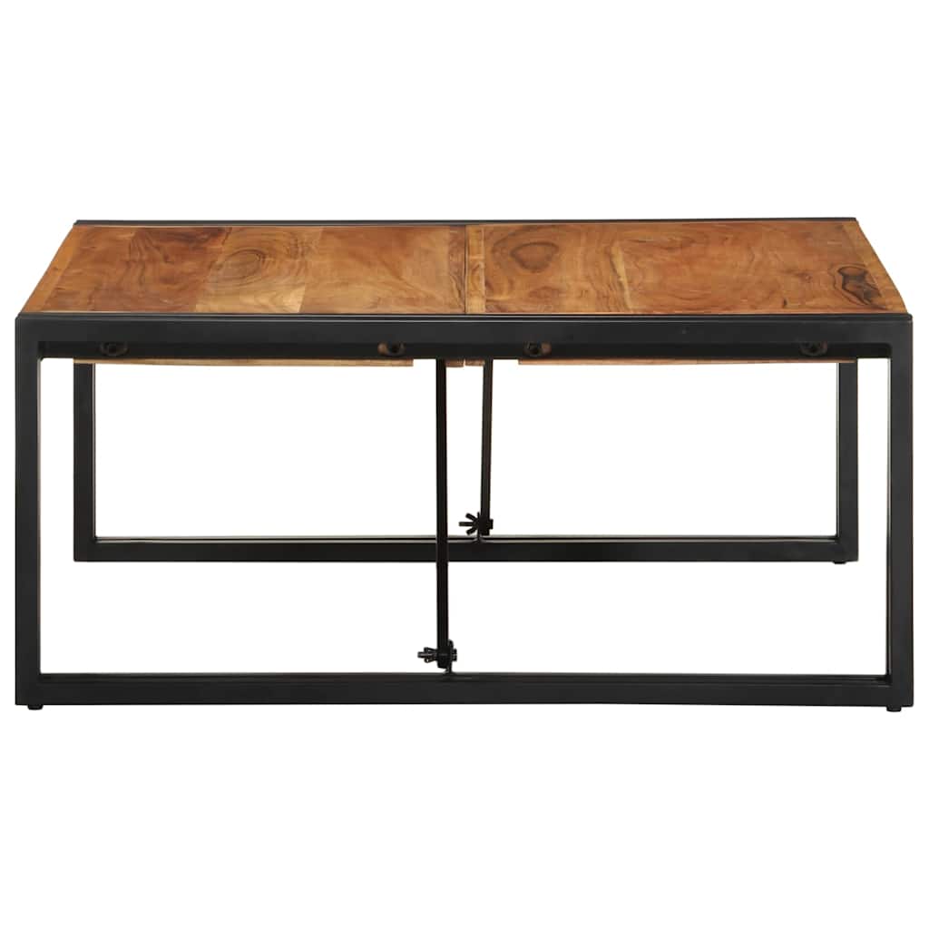 Τραπεζάκι σαλονιού 80x80x35 cm μασίφ ξύλο ακακίας - Pakobazaar
